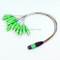 8/12/24cores MTP male-LC/SC/FC/ST Fan-out 0.9mm 35cm patch cable for MTP LGX module