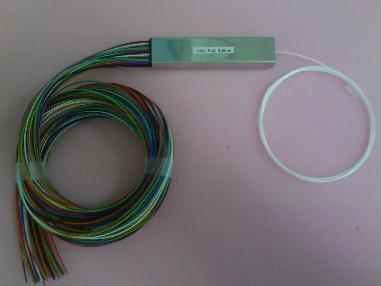 1*64 PLC splitter 0.9mm steel tube type