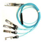 40G QSFP+ to 4X 10G SFP + Fan-Out Active Optical Cable(AOC)