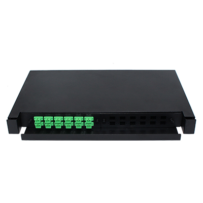 Rack mounted fiber optic patch panel 12 port 24 port optical distribution frame