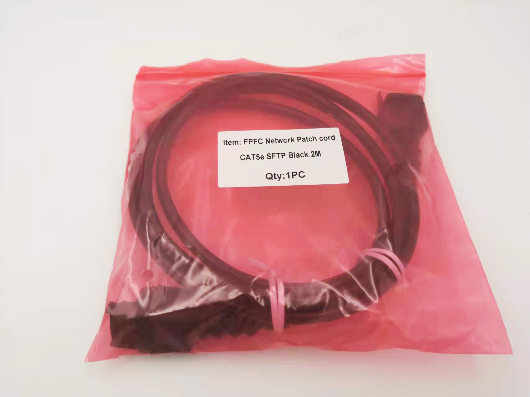 994820d FPFC Network Patch cord CAT5e SFP SFTP UTP Black 2M NSN 821557a