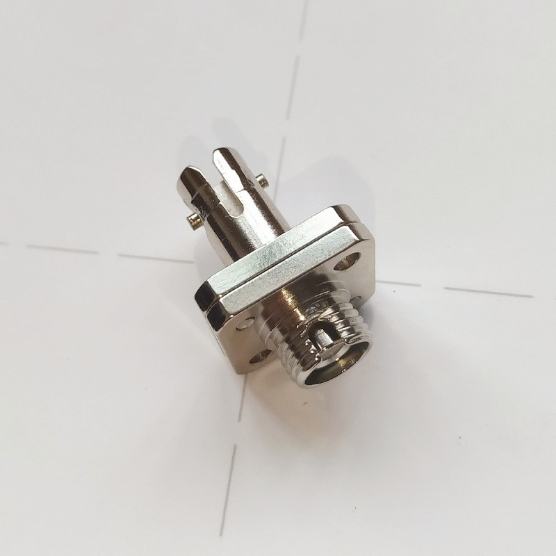 FC to ST type metal square type optical fibre adapter 