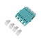 OM3 OM4 OM5 LC Quad Inner Shutter adapter, easy for laser blocking and dust insulating.