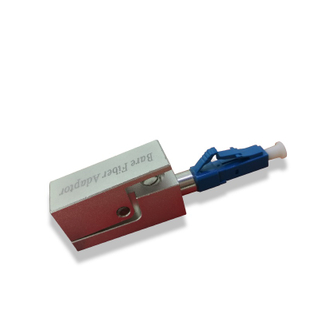 LC square bare optical fiber adapter 