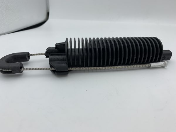 Fiber optic aerial cable tension clamp 