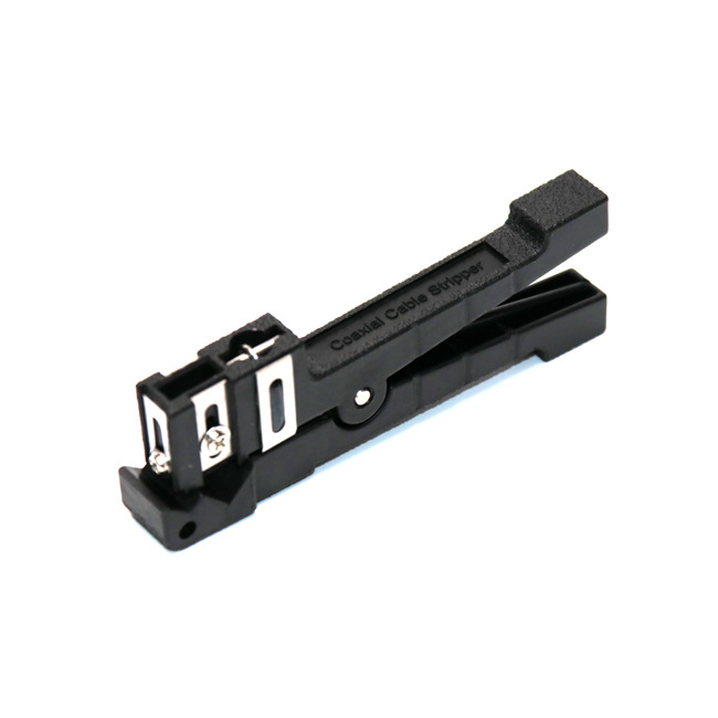 Cable Stripping Tool for Coaxial Cables, Four Adjustable Blades, 4.76mm to 7.93mm Capacity