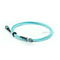 MTP-MTP Female to female fiber optic trunck patch cord OM3 100/400g Aqua LSZH