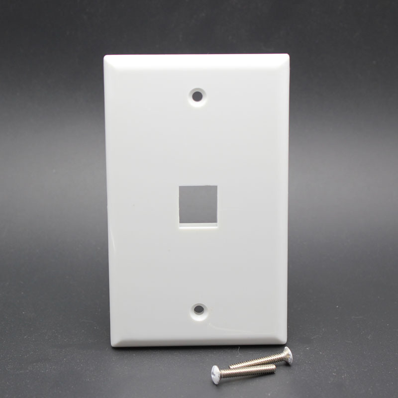 1 Port Cat6 Wall Plate Cable Wall Plate Adapter Buy