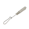 FTTH Aerial Flat Stainless Steel Telecom Drop Fiber Optic Cable Clamp 