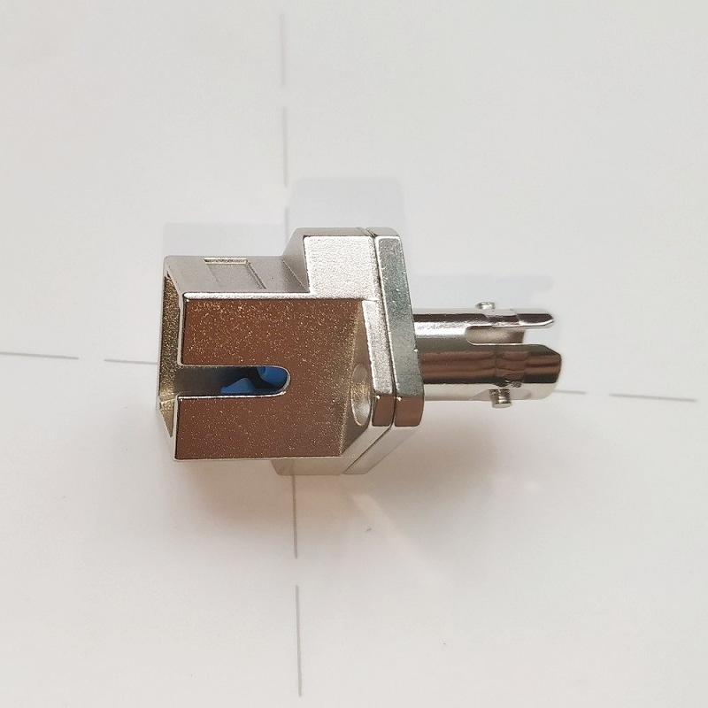 SC to ST type metal copper material optical fibre adapter 