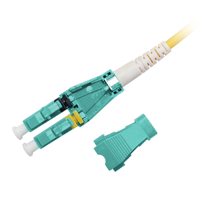 LC Low Loss Polarity Switchable Uniboot duplex fiber optic connector