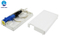 Fiber optic wall socket with SC auto shutter adapter